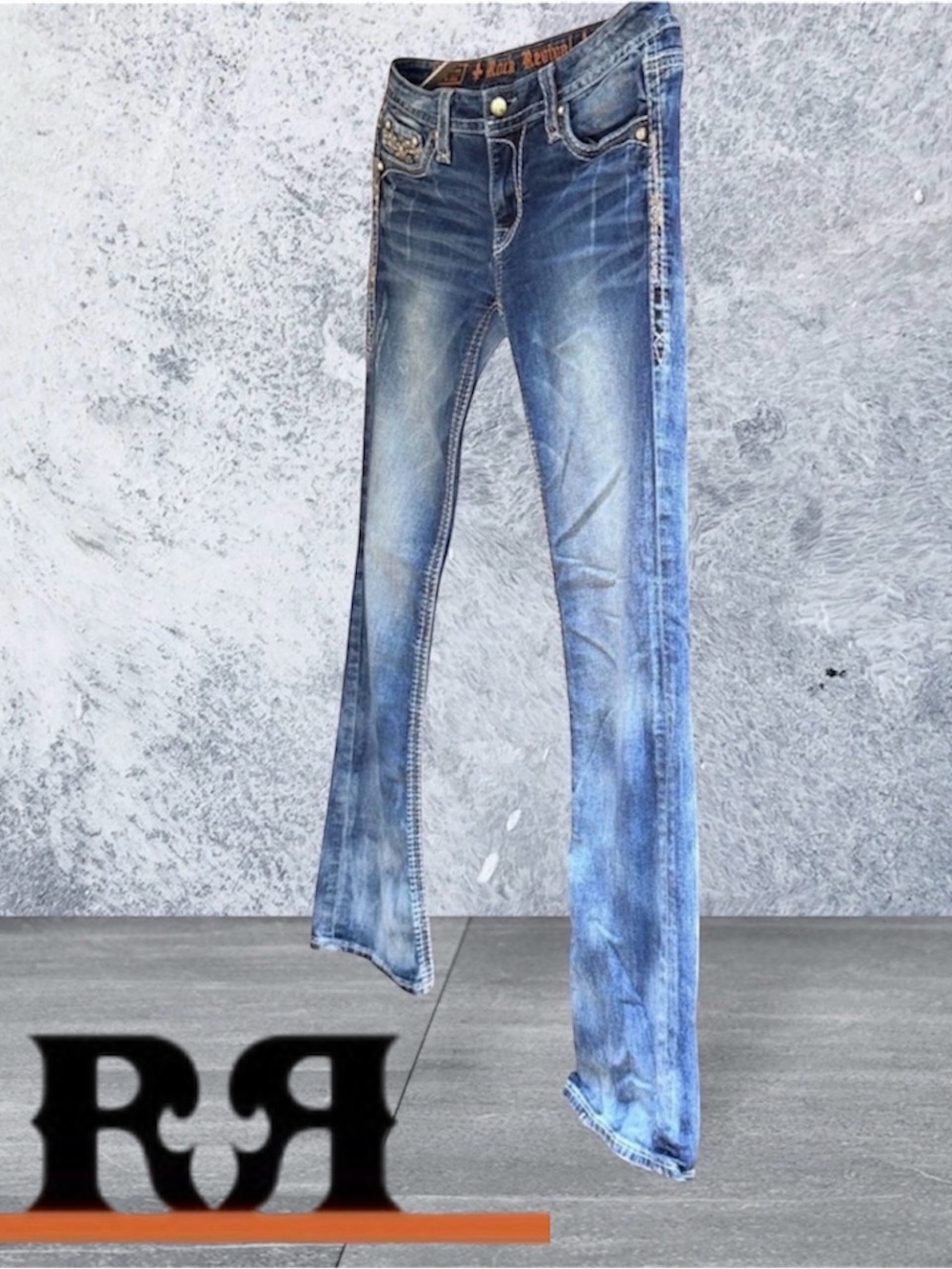 Rock Revival Betty Bootcut Denim Tye Dye Design Women’s Jean  Size 30
